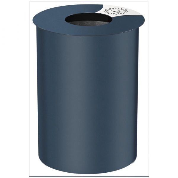 poubelle a poser ou fixer 60l gris anthracite urbis