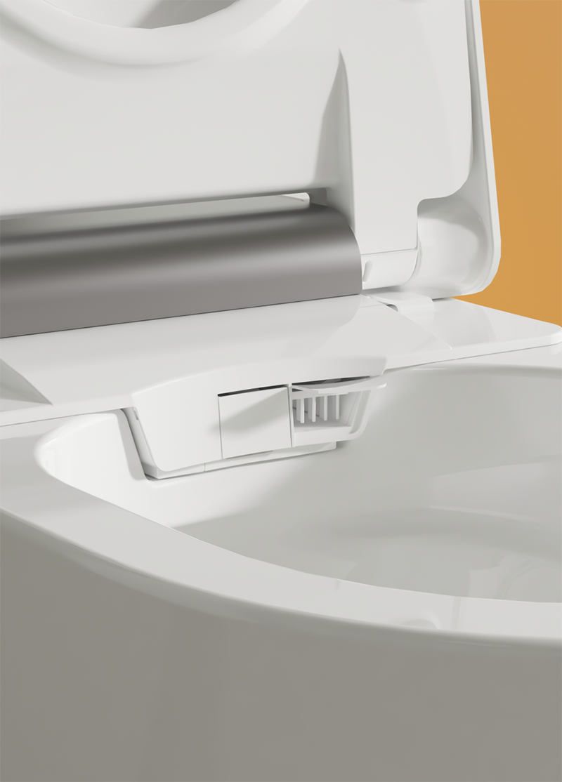 WC Suspendu Japonais Crystal Suspension Par TopToilet - Design Moderne Et Hygiénique