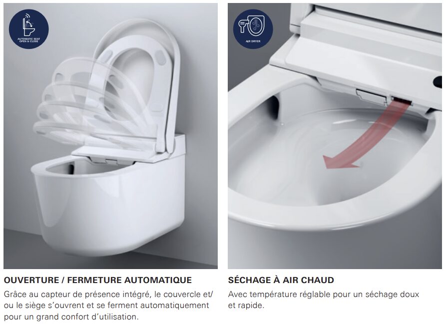 toilette japonaise suspendue Grohe