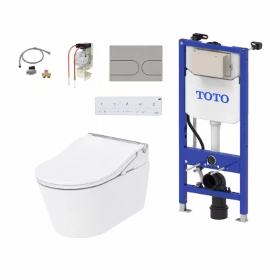 wc japonais suspendu Toto RW Autoflush avec bâti